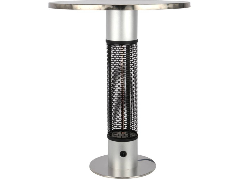 Table chauffante électrique de jardin "Colin" - métal