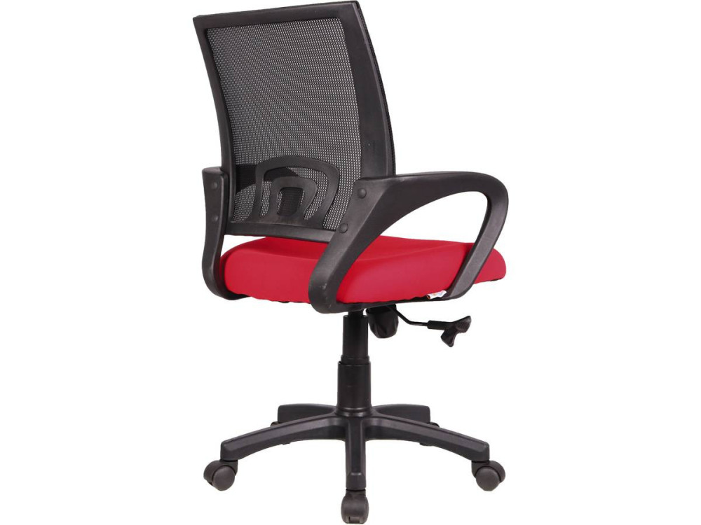 Fauteuil de bureau à roulettes "Dana" - Noir/Rouge