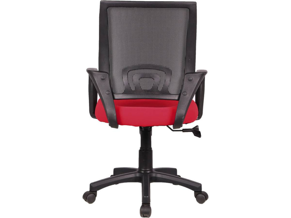 Fauteuil de bureau à roulettes "Dana" - Noir/Rouge