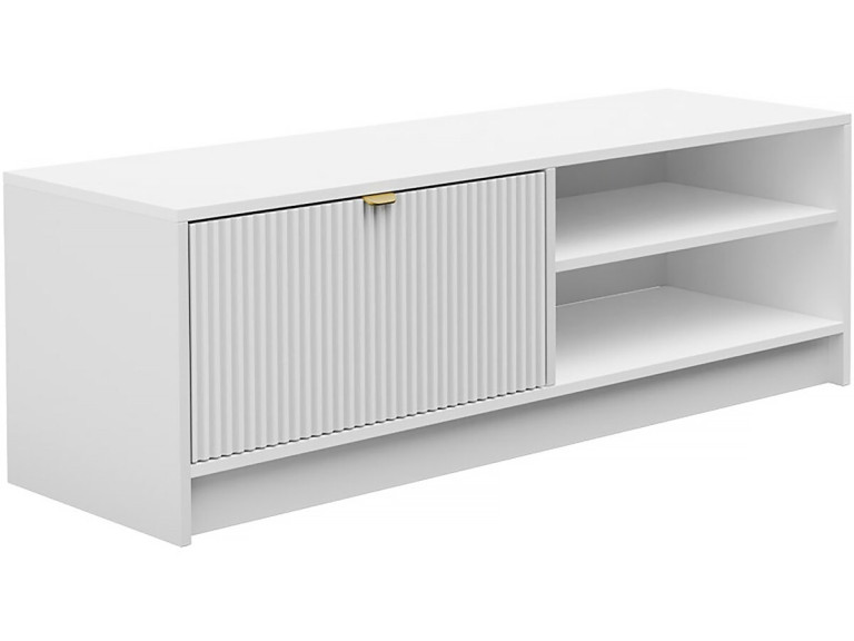 Meuble TV - Tireno 1K -  120  X 40  X 40 cm - Blanc
