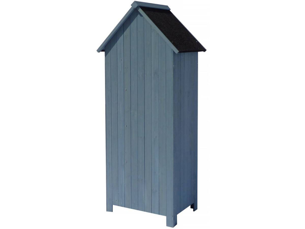 Armoire de jardin "Cabanon" - 77 x 54.5 x 179 cm - Bleu ciel