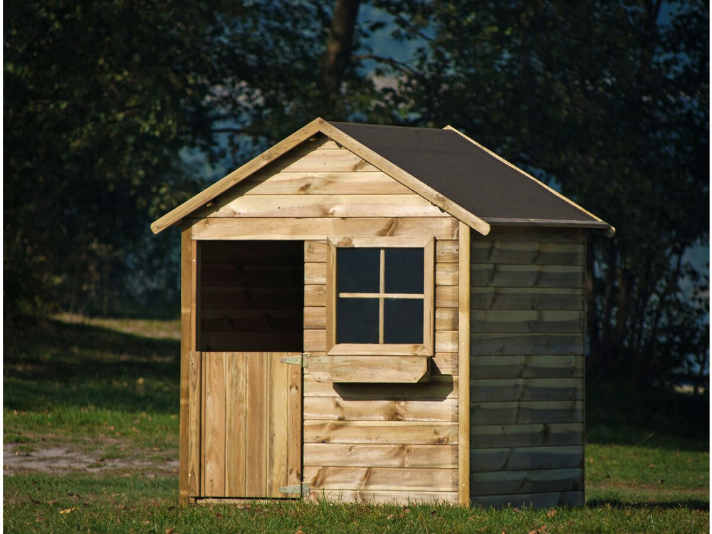 Maisonnette "Coccinelle" - 126 x 112 x 158 - Bois