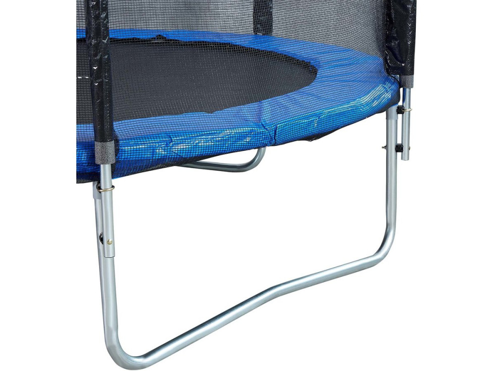 Trampoline "Joycy" - Ø 2,44 m - Avec Filet + échelle + couverture + kit d'ancrage