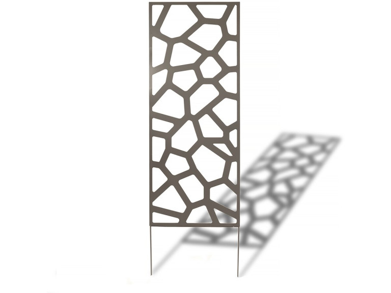Panneau décoratif - " Stone" - Lot de 4 - 0.60 x 1.50 m - Taupe
