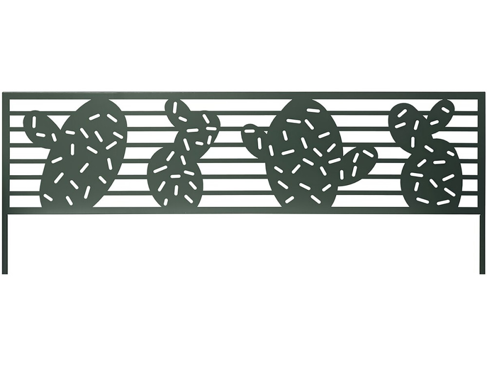 Bordure - " Cactus " - Lot de 6 - 0.40 x 1.00 m - Vert
