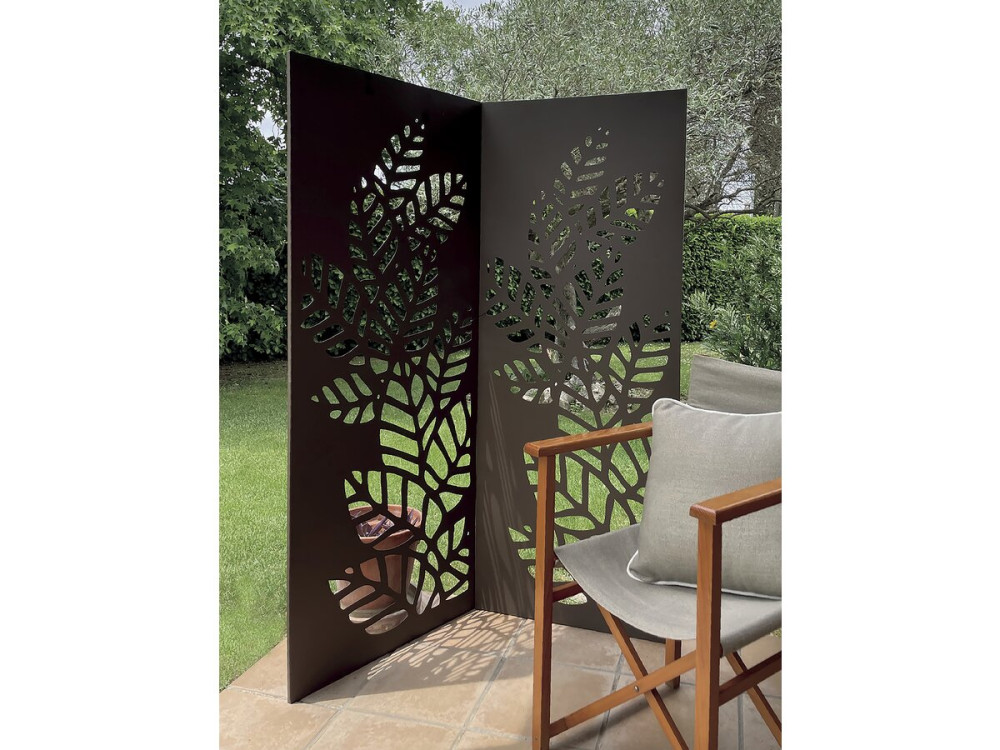 Panneau décoratif - " Athea " - Lot de 4 - 0.60 x 1.50 m - Taupe