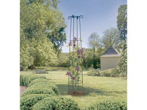 Support  décoratif - " Obelisk " - Ø 0.41 x 2.00 m - Rouille antique
