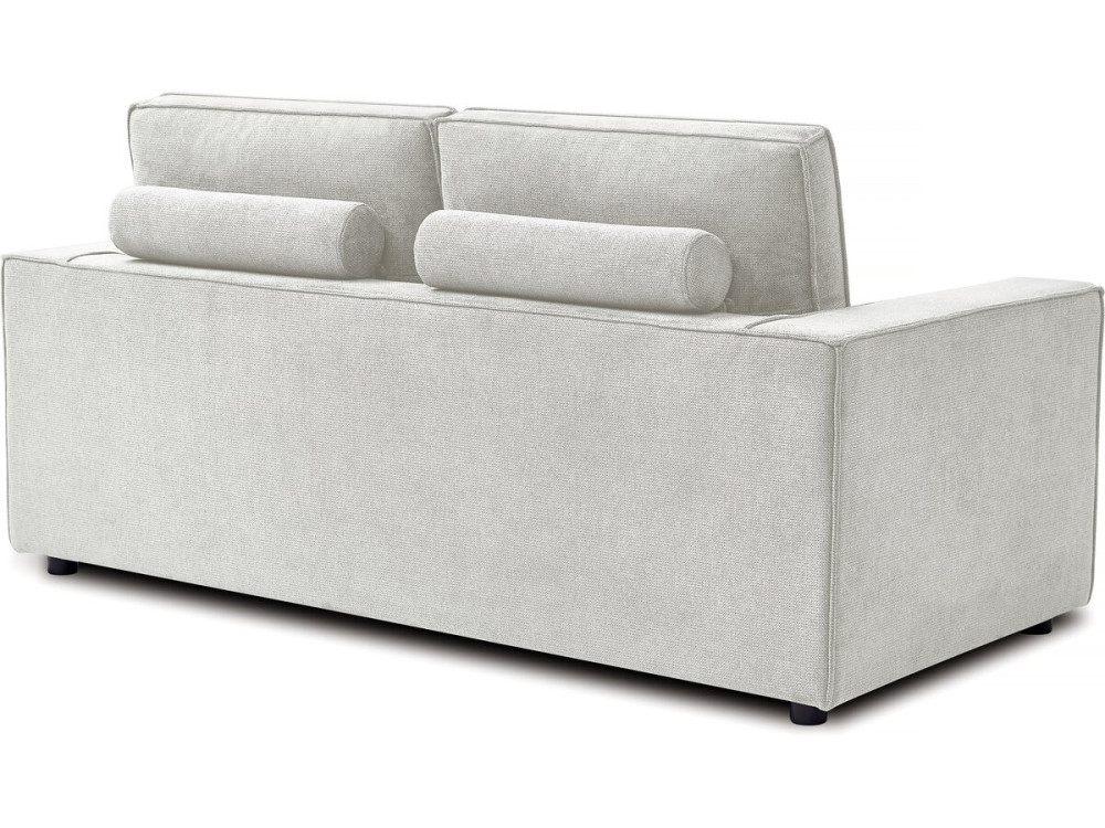 Canapé convertible express en tissu "Clara" - 185 x 90 x 88 cm - Beige