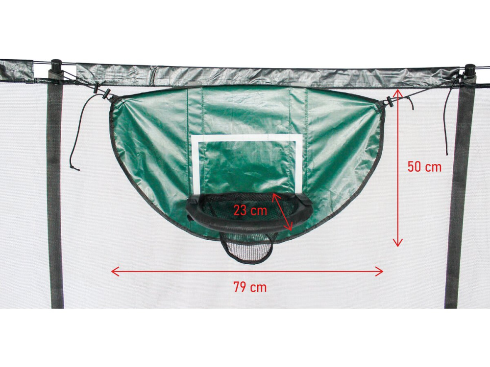Panier de basket universel pour trampoline "Loopy" - Vert