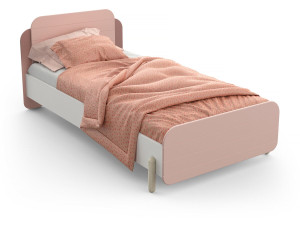 Lit enfant "Jade" - 90 x 190 cm - Rose