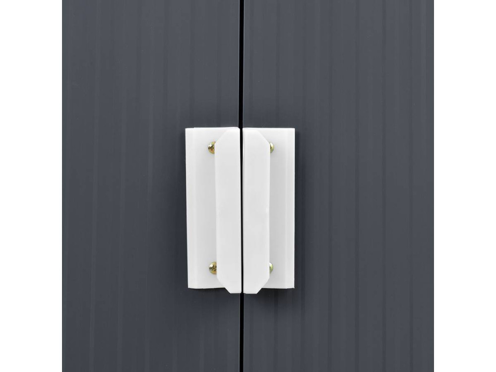 Abri de jardin métal "Vegas" - 7,06 m² - Gris
