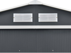 Abri de jardin métal "Vegas" - 8,83 m² - Gris