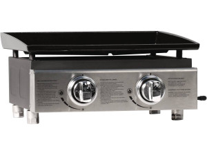 Plancha "Presto 2" - 2 Brûleurs - 5 kW - Gris