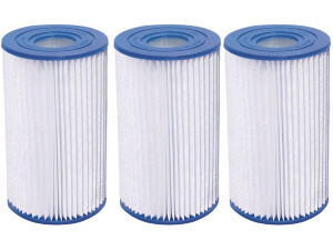 Cartouche de filtration H&J de type A/C - Lot de 3