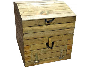 Composteur en bois 500L "Douglas" 80 x 80 x 85 cm