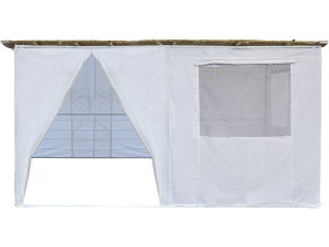 Souccah en Kit NINA ajustable - 4 x 3 - 4 Rouleaux de bambou et 4 tasseaux de bois