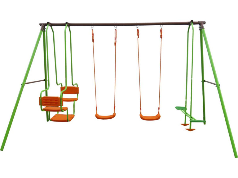 Portique acier "Mano" - 1,96m - 4 agrès