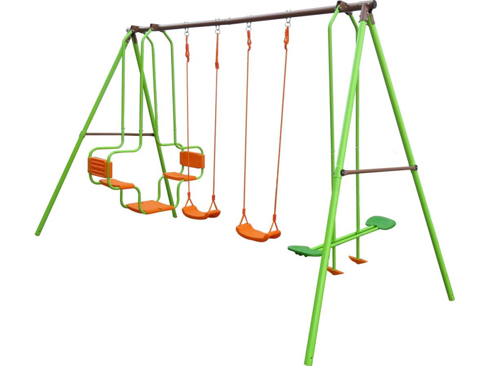 Portique acier "Mano" - 1,96m - 4 agrès
