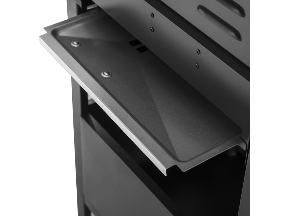 Barbecue gaz "Feria 4" - 4 brûleurs dont 1 latéral - 11.5 kw - Noir