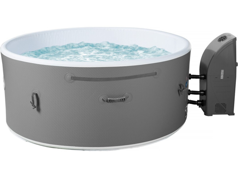 Spa semi rigide " Venise" - 5 places - Blanc/Gris