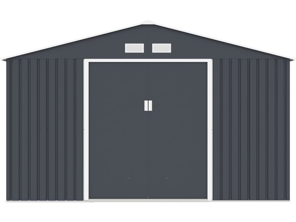 Abri de jardin métal "Vegas"- 15 m² - Gris