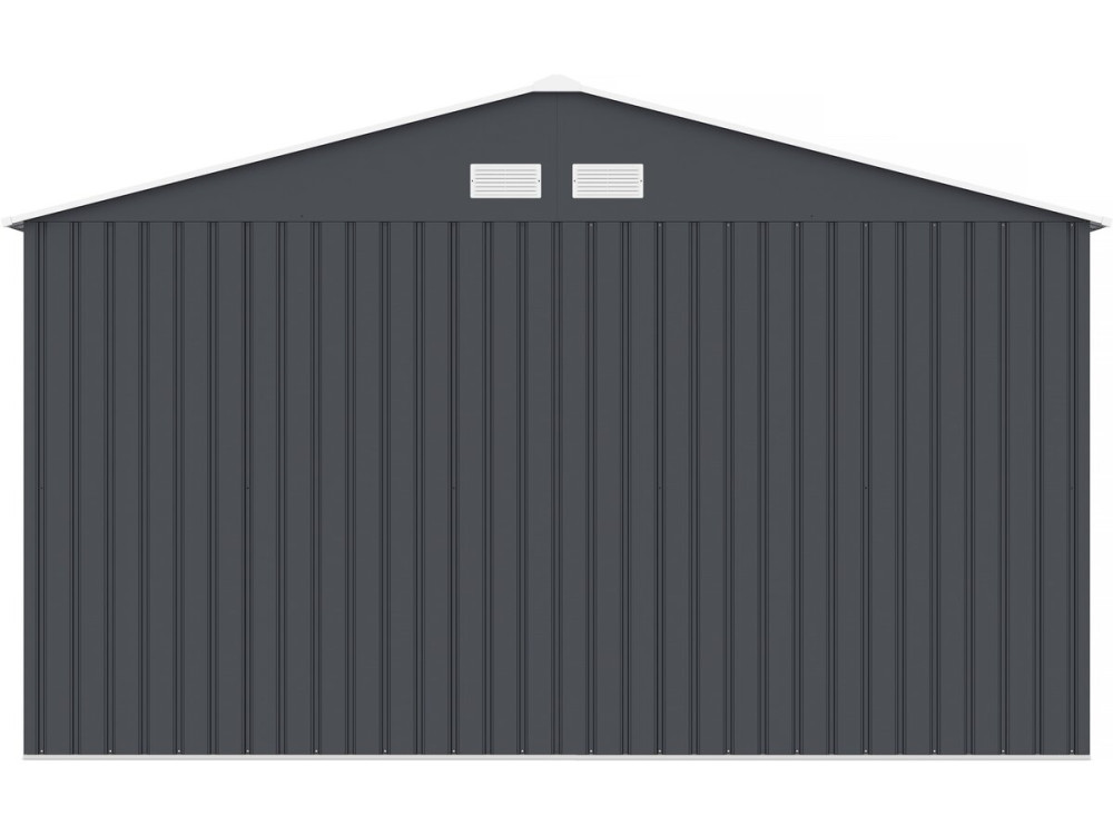 Abri de jardin métal "Vegas"- 15 m² - Gris