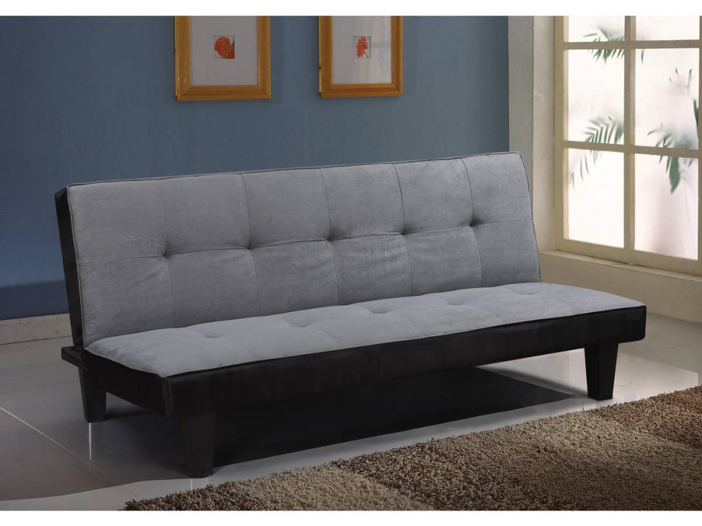 CANAPÉ CLIC-CLAC JOHN - 179 x 91 x 79 cm - 3 Places - Gris