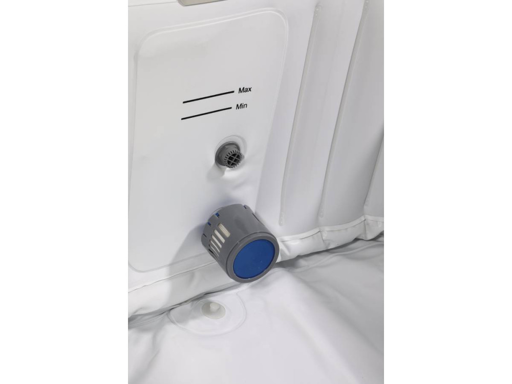 Spa gonflable carré en PVC "Monac" - 4 places - Taupe