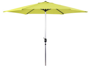 Parasol jardin droit Alu "Sol" - Rond - Ø 3m - Vert