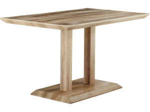 Table repas "Alina" - 130 x 80 x 75 cm - Chêne