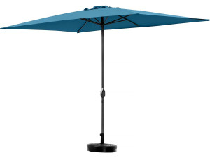 Parasol jardin "Sol 2" - Rectangle - 2 x 3 m - Bleu