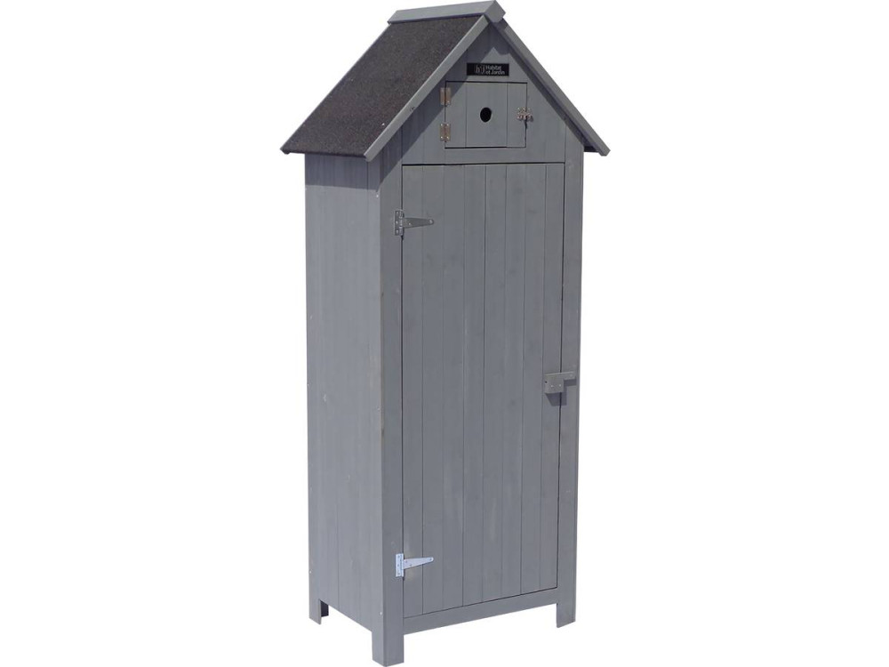 Armoire de jardin "Cabanon" - 77 x 54.5 x 179 cm - Anthracite
