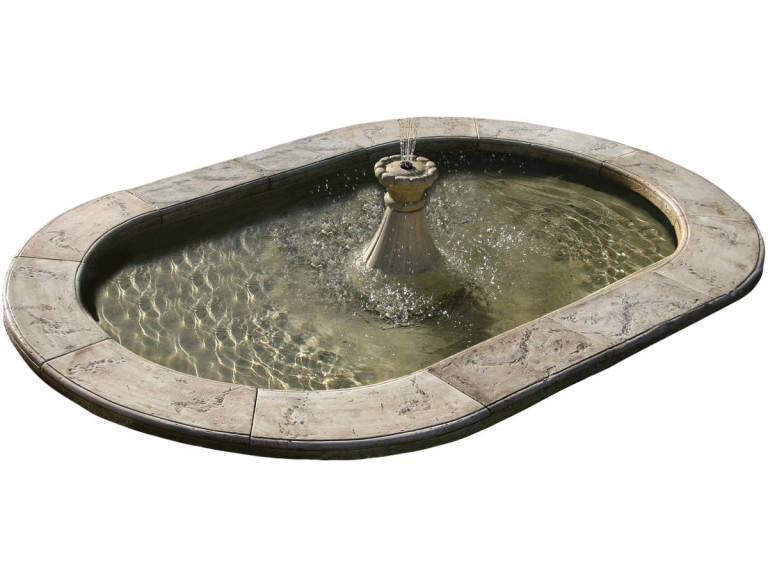 Bassin ovale "Roman" - 270 x 170 cm