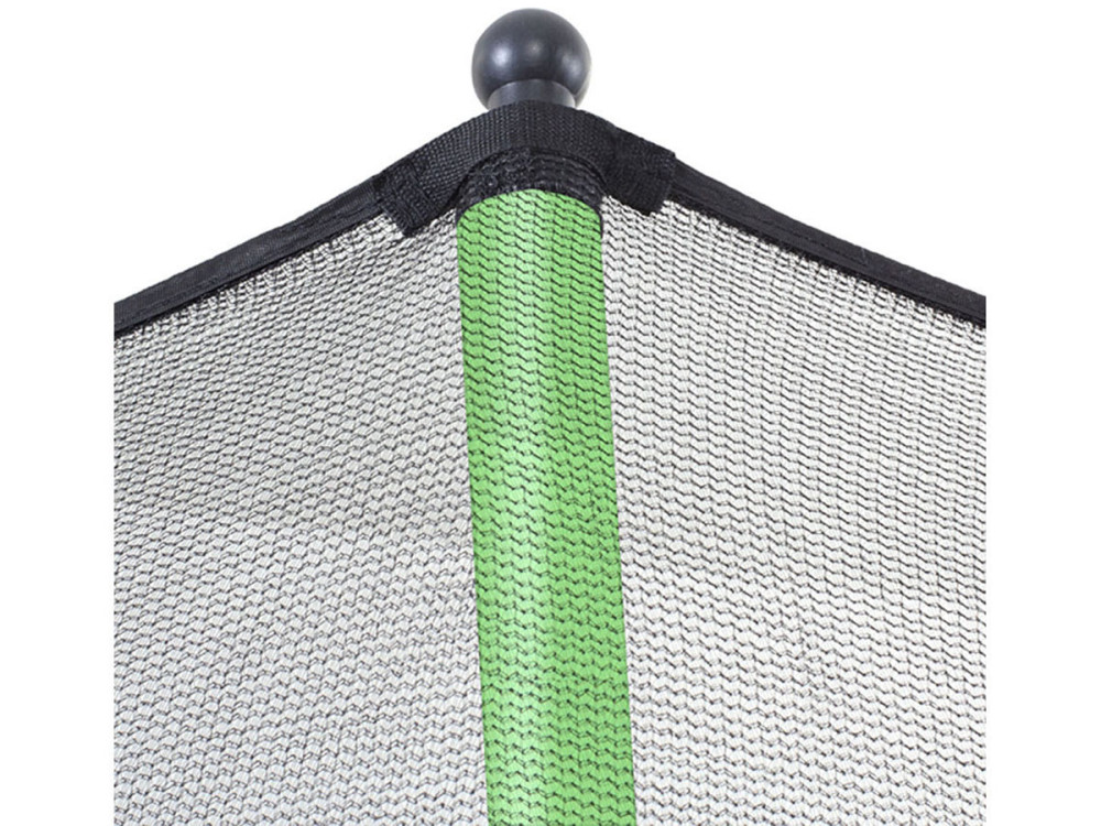 Trampoline "Yoopi" - Ø 3.05 m - Avec filet + échelle + couverture + kit d'ancrage