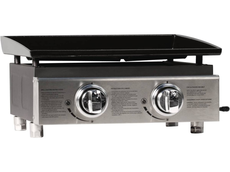 Plancha "Presto 2" - 2 Brûleurs - 5 kW - Gris
