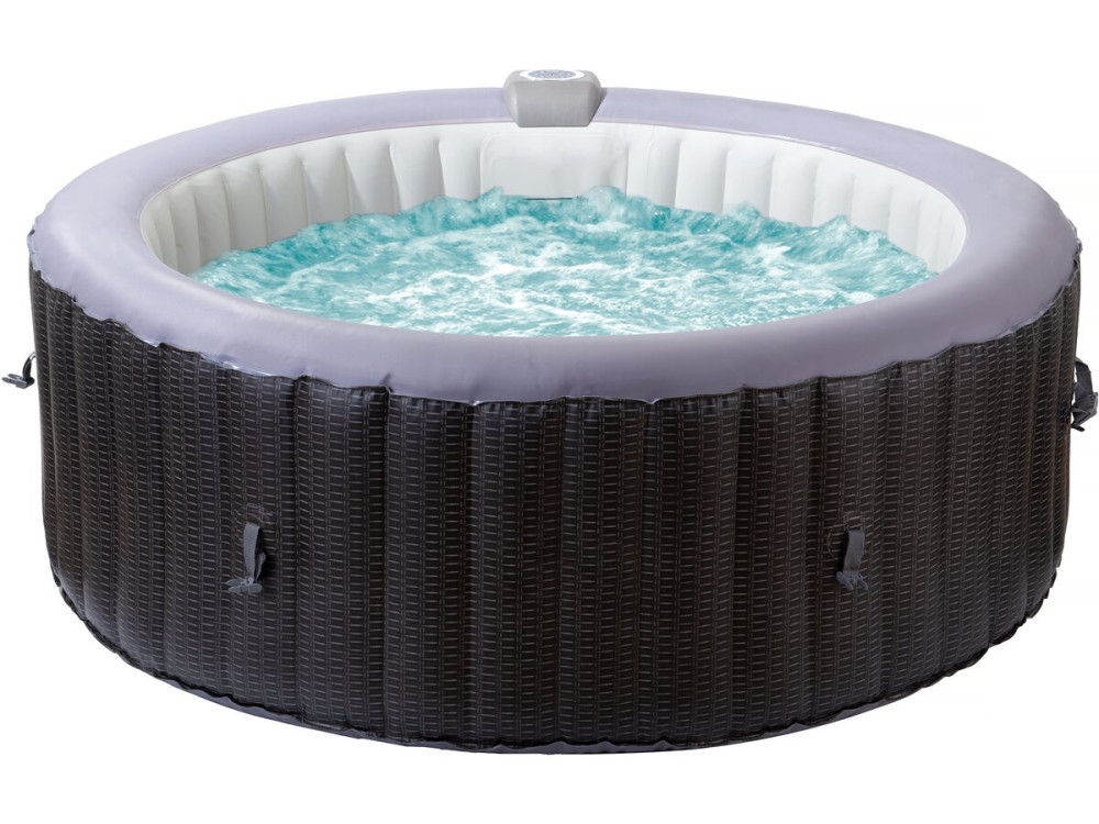 Spa gonflable en PVC  "Malaga" - 4 places - Gris