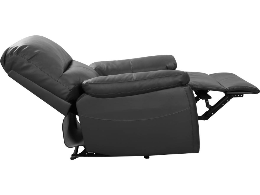 Fauteuil relax "Lincoln" - 90 x 89 x 103 cm - Gris