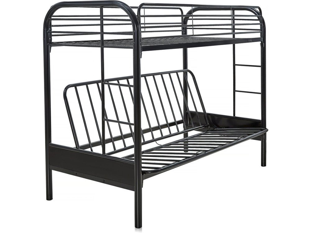 Lit mezzanine "POLO" - 90 x 190 cm - Noir