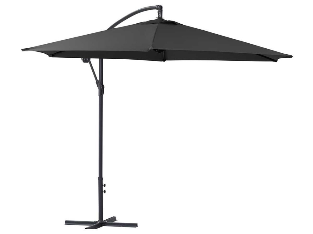 Parasol déporté "Ilios" - Noir