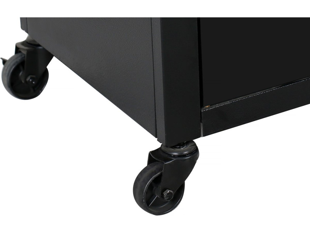 Barbecue gaz avec couvercle en verre "Bingo 5" - 4 brûleurs + 1 latéral + Housse protection - 15.2 kW - Noir