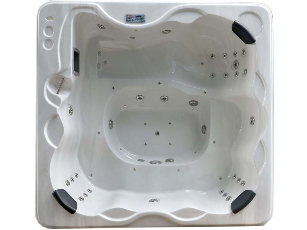 Spa "Cuba" 6 places - Cuve blanc - système Balboa +Bluetooth intégré - 220x210x80cm