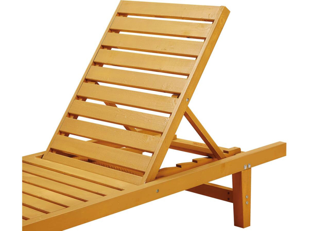 Bain de Soleil en bois "Rawai" -  Marron clair