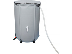 Récupérateur deau souple en PVC 250 L - Gris