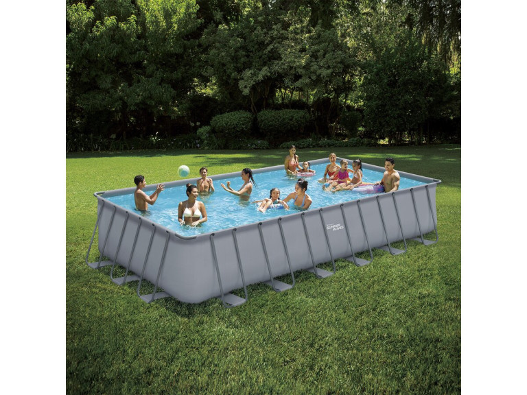 Piscine tubulaire grise - 
