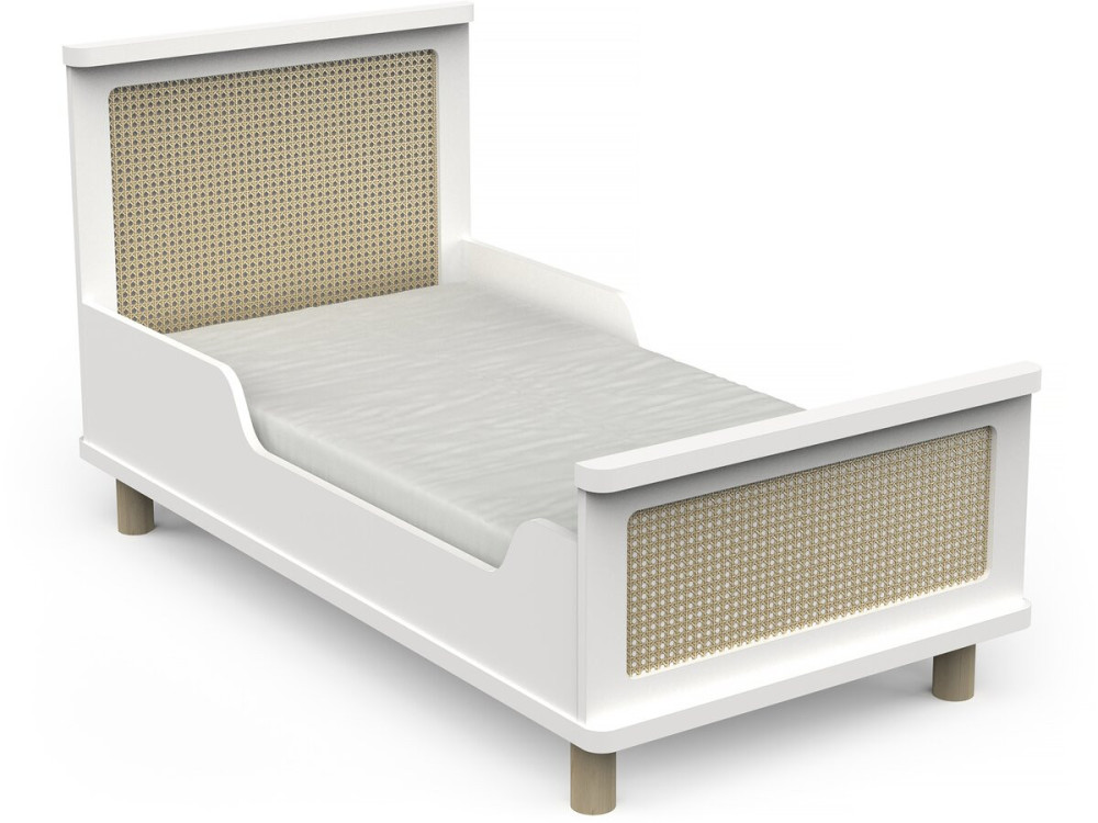 Lit enfant " Ochna " - 70 x 140 cm - Blanc mat