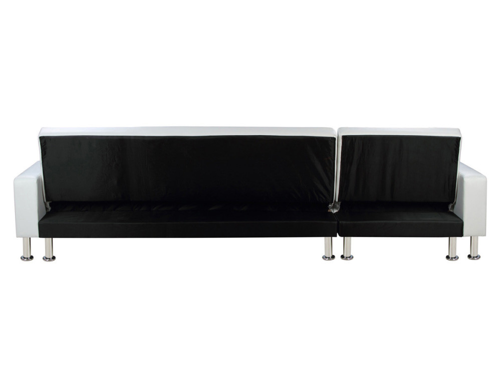 Canapé d'angle convertible et réversible "Theo" - 5 places - Blanc
