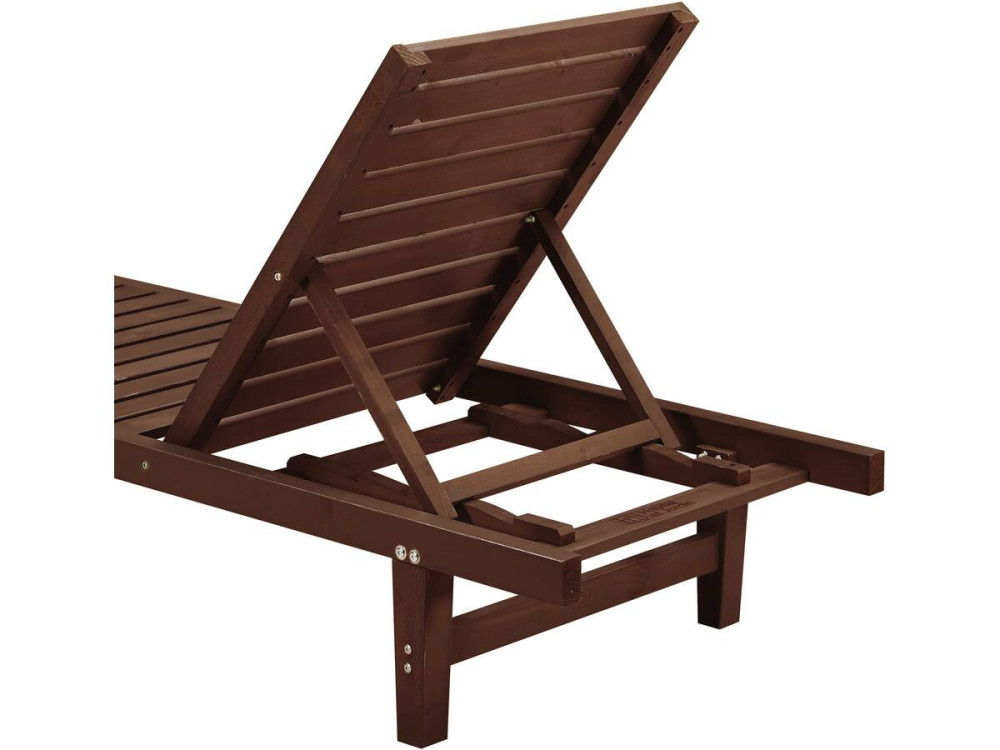 Bain de Soleil en bois "Rawai" - Marron