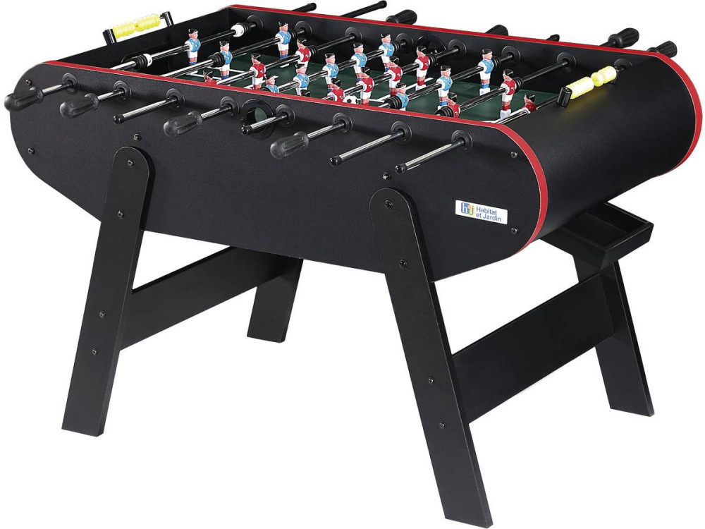 Baby foot - 140 x 74 x 86 cm - Noir