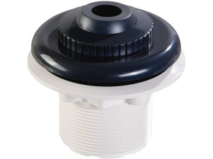 Bouche de refoulement à visser pour piscine liner "Parker" - Gris