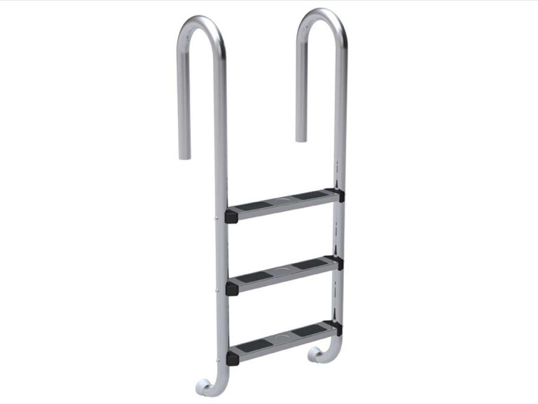 Echelle de piscine en acier inoxydable - 3 marches